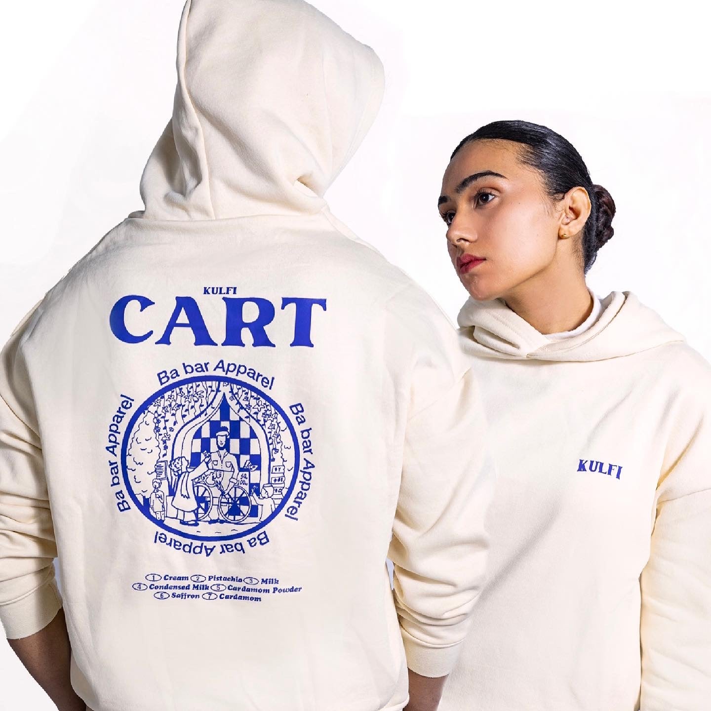 Kulfi Cart Baggy Hoodie