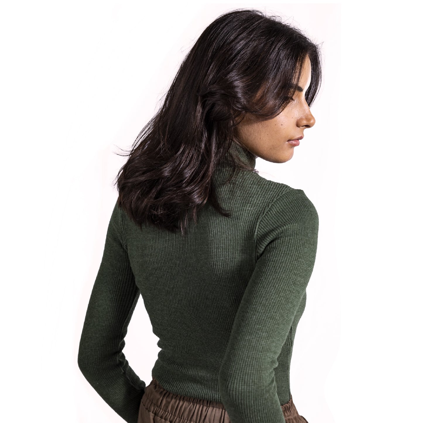 Olive High-Neck