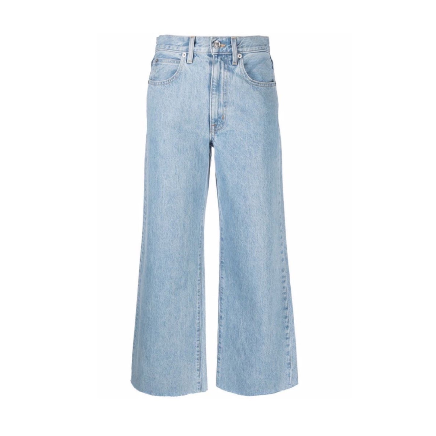 Classic Cropped Baggy Jeans