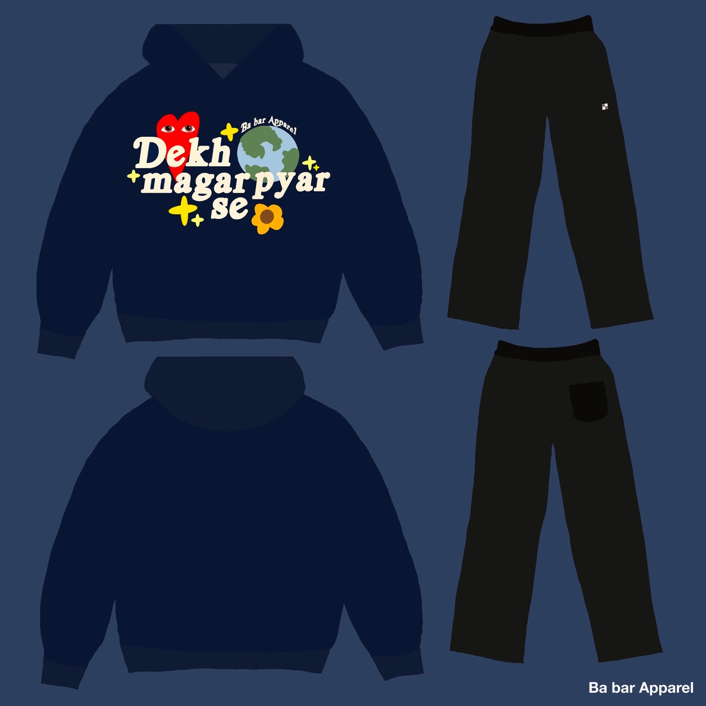 Puffy "Dekh Magar Pyar Se" Oversized Hoodie