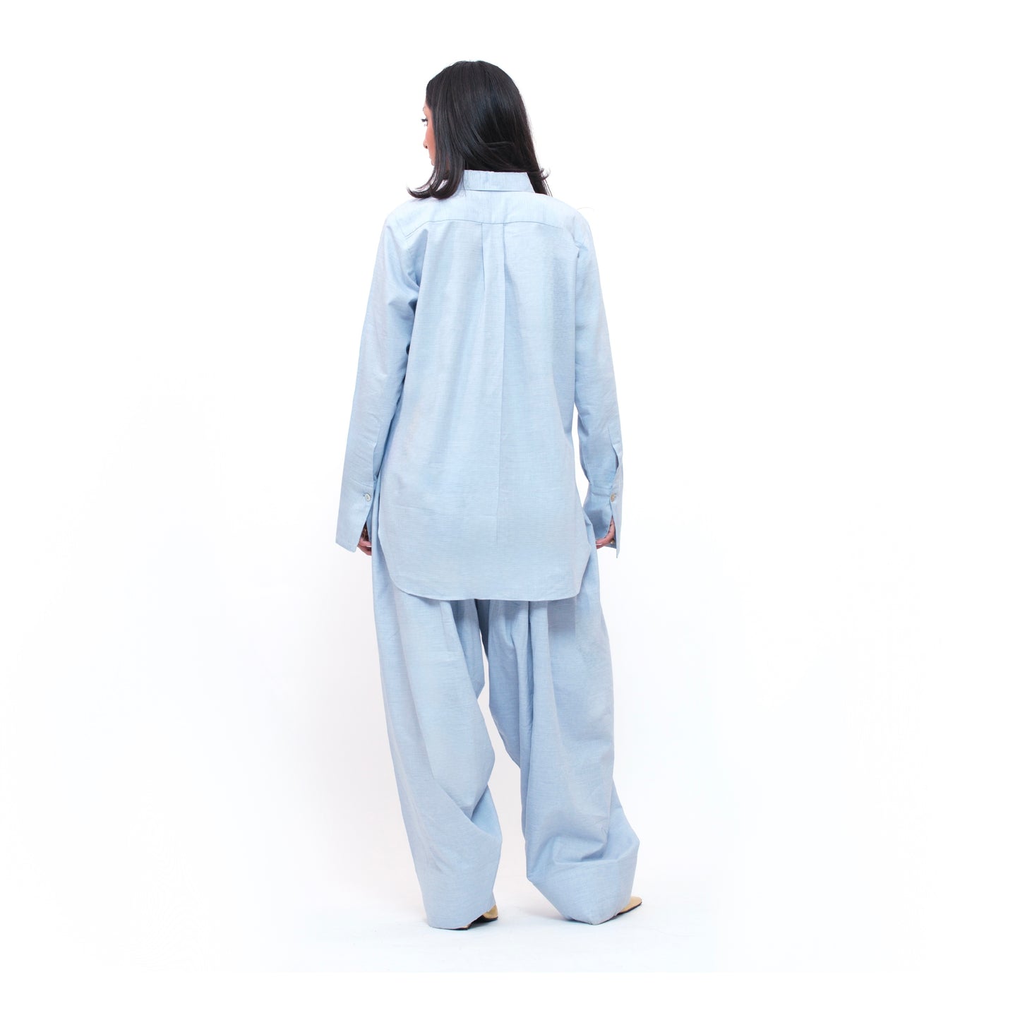 Denim Effect Top