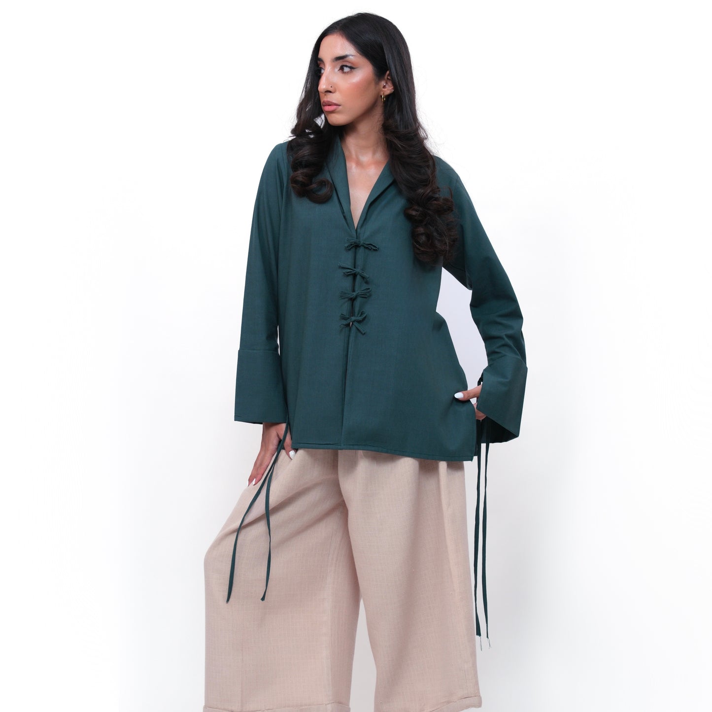 Olivia Jade Front Tie Tunic