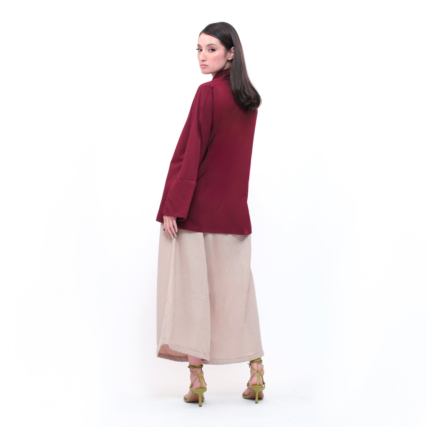 Rosé Front Tie Tunic