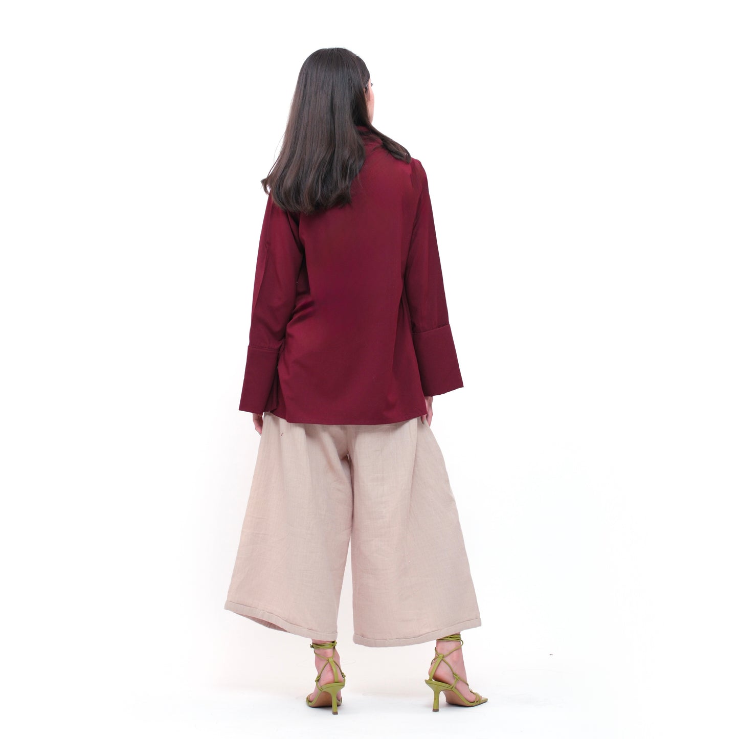 Rosé Front Tie Tunic