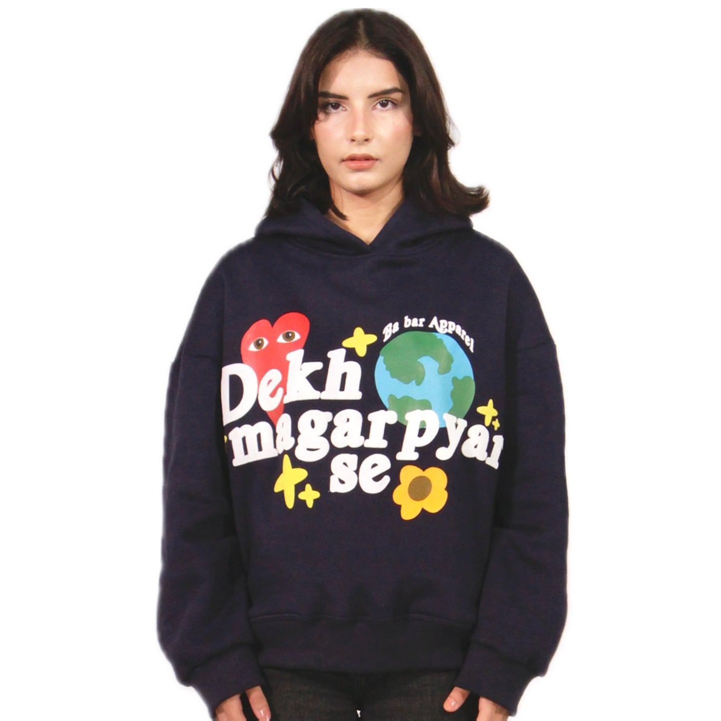 Puffy "Dekh Magar Pyar Se" Oversized Hoodie