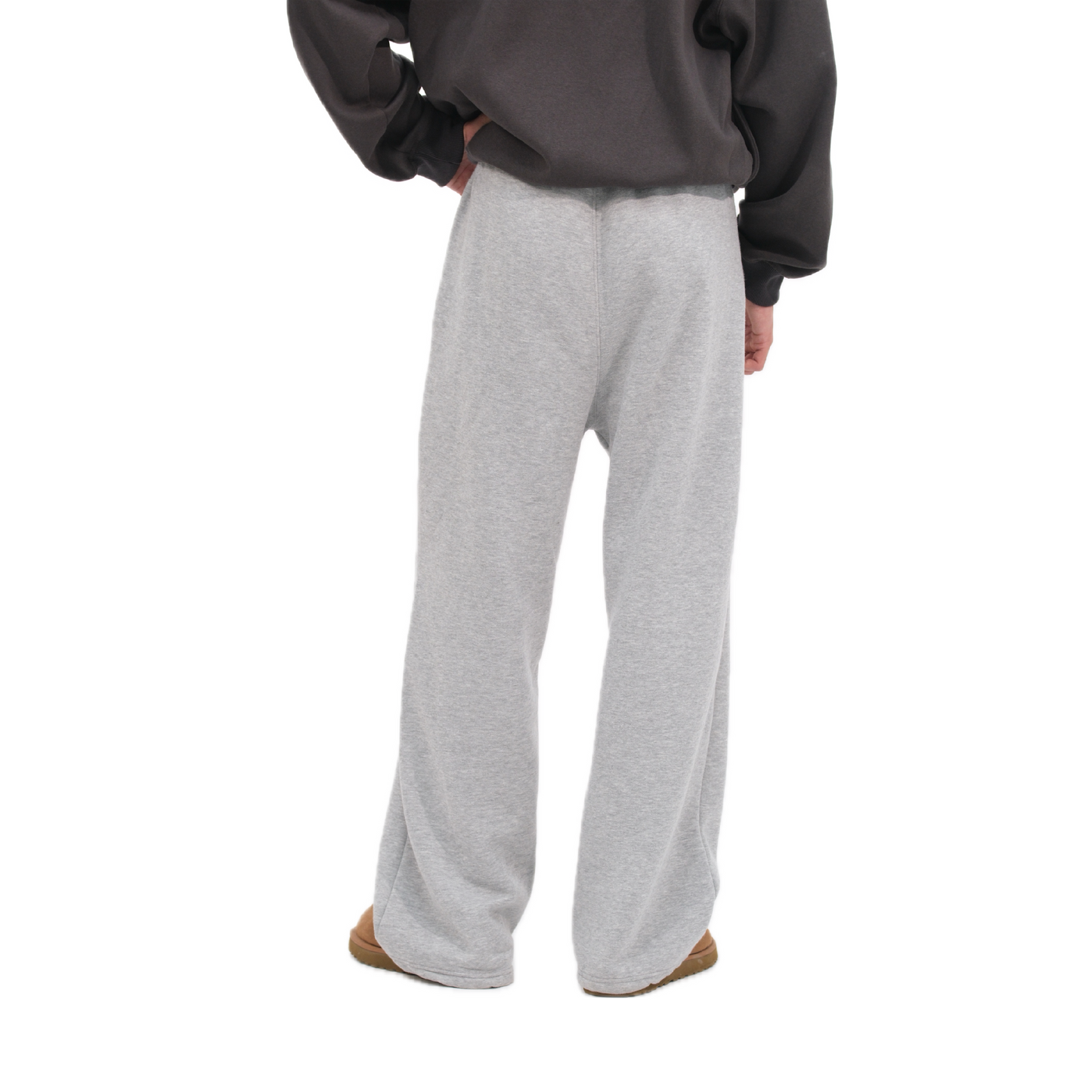 Grey Wide Unisex Sweatpants