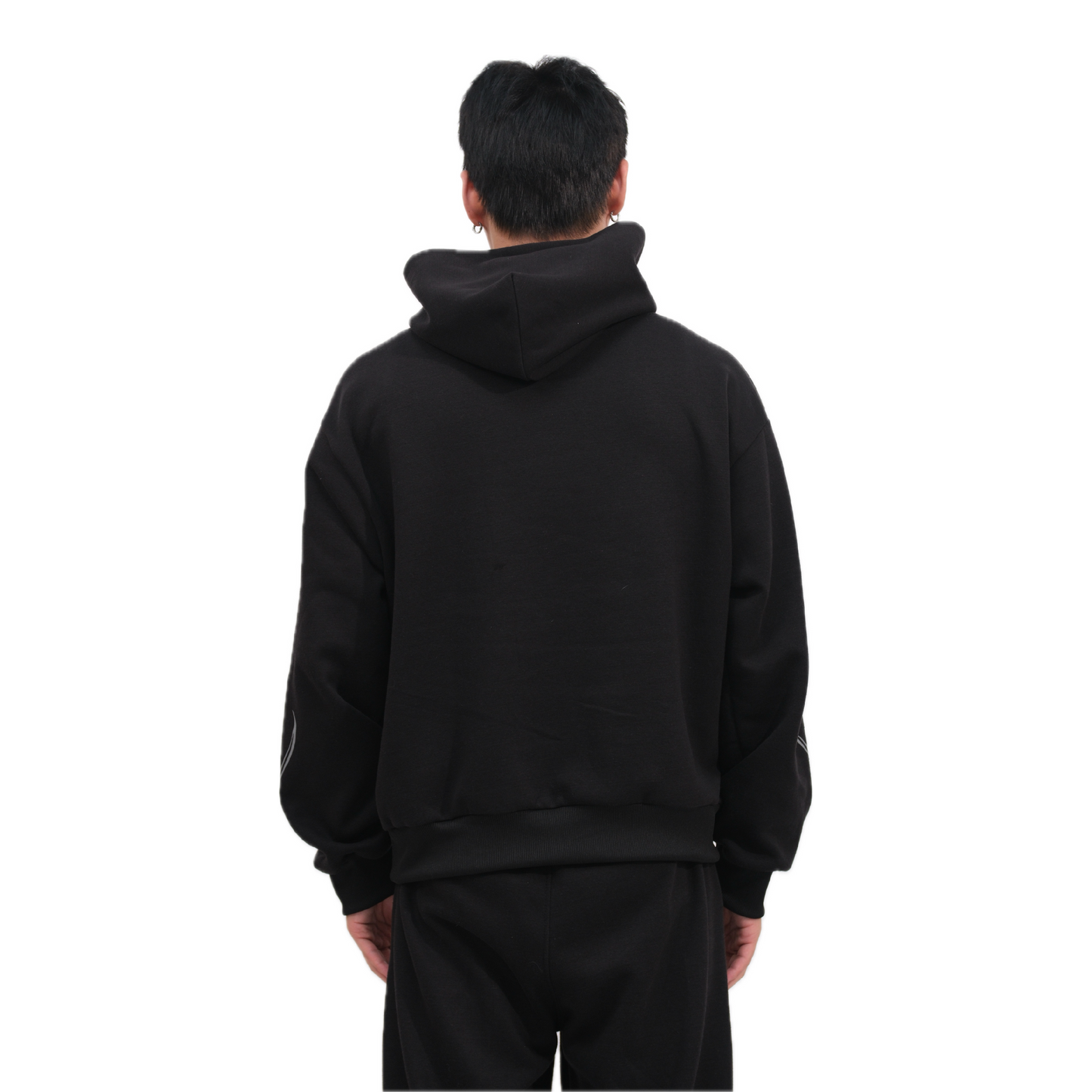Black Tattoo Unisex Baggy Hoodie