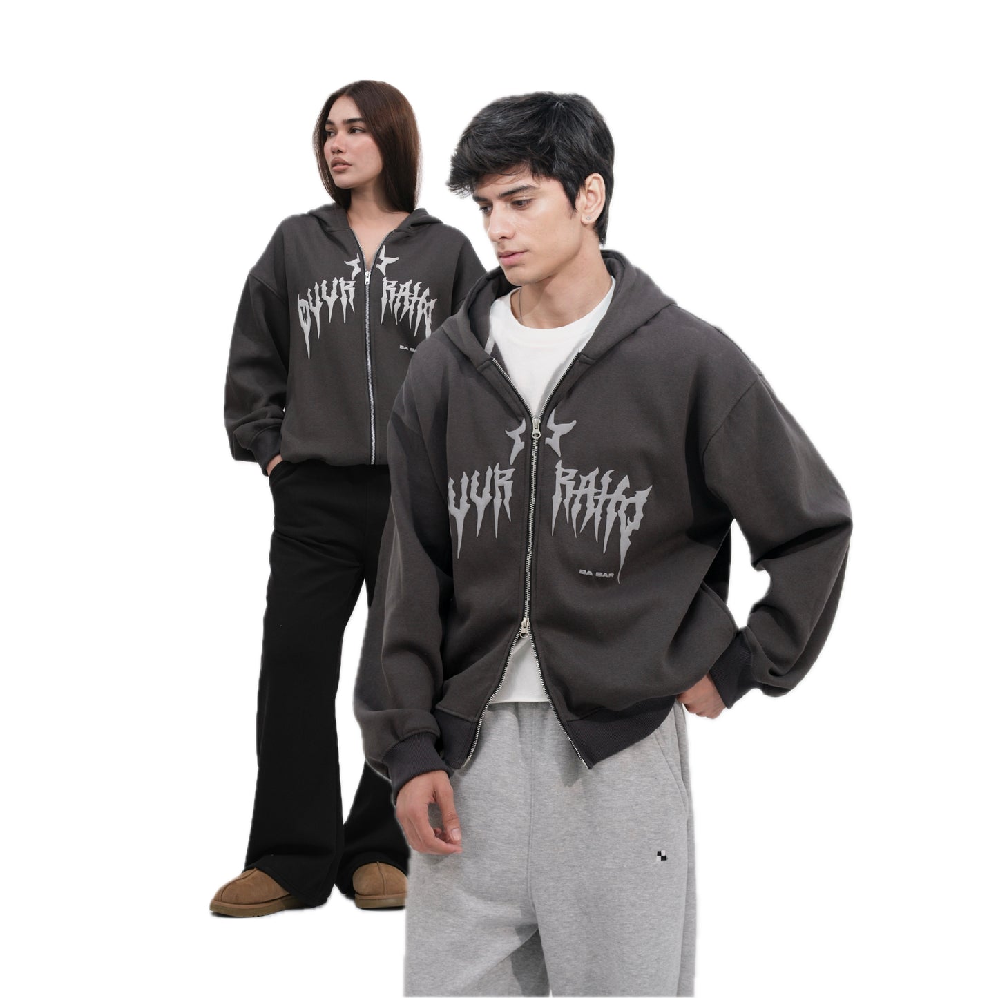 Duur Unisex Puff Baggy Zipper