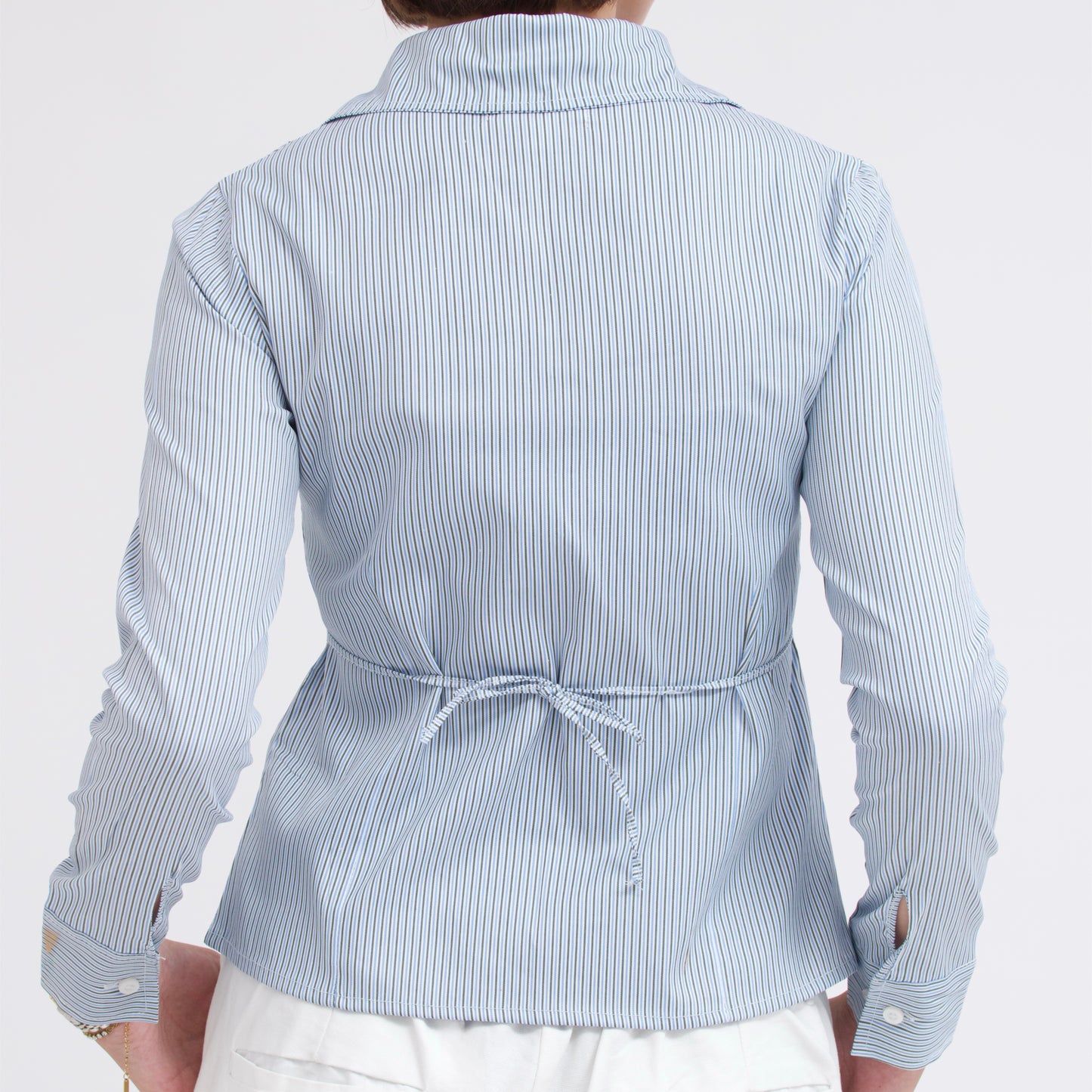 Sylvie's Back Tie Button Down Shirt