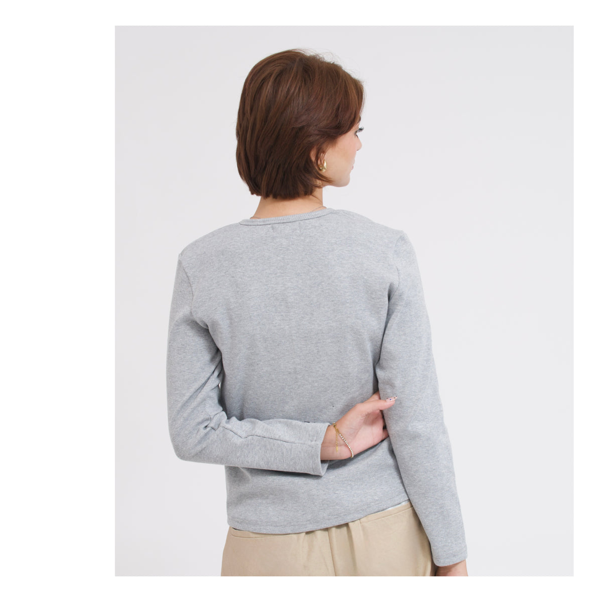 Fall Unisex Grey Henley