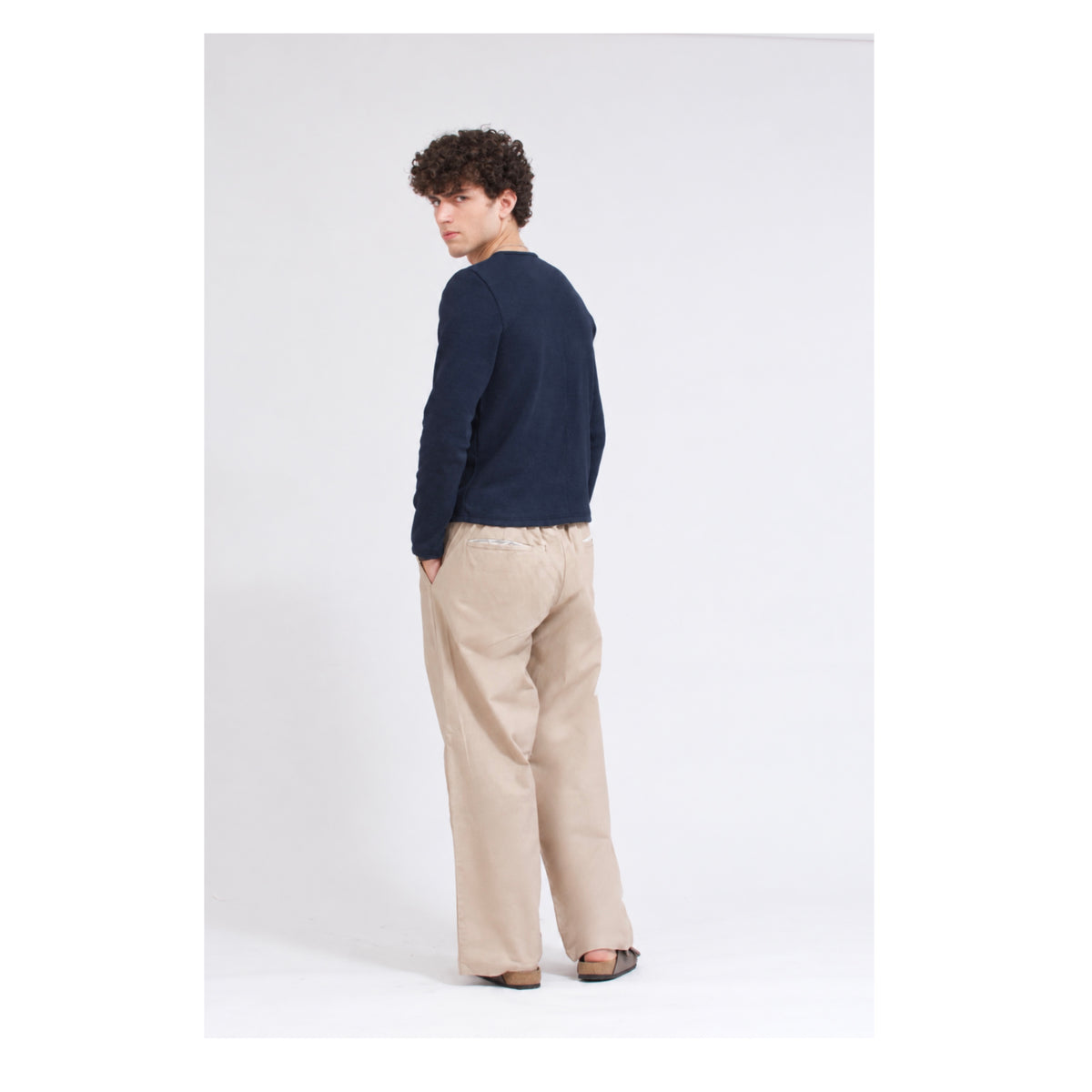 Fall Unisex Navy Henley