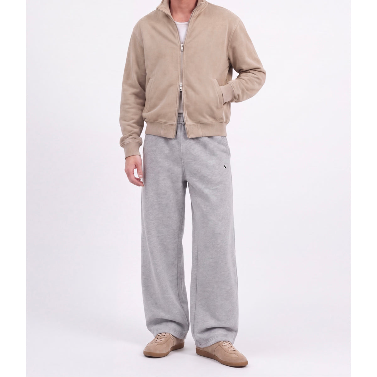 Hyder Grey Wide Unisex Sweatpants