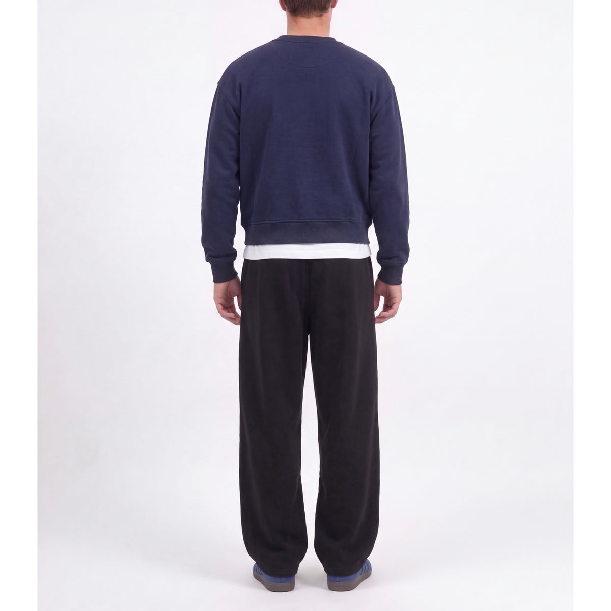 Deep Black Wide Unisex Sweatpants