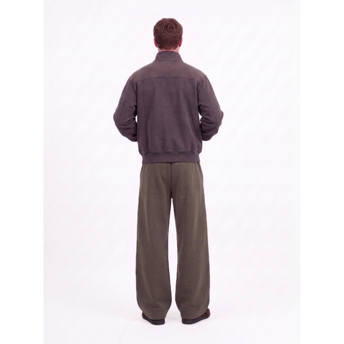 Tate Olive Wide Unisex Sweatpants
